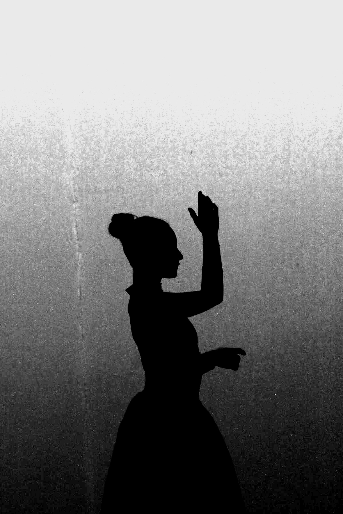 Silhouette in movement